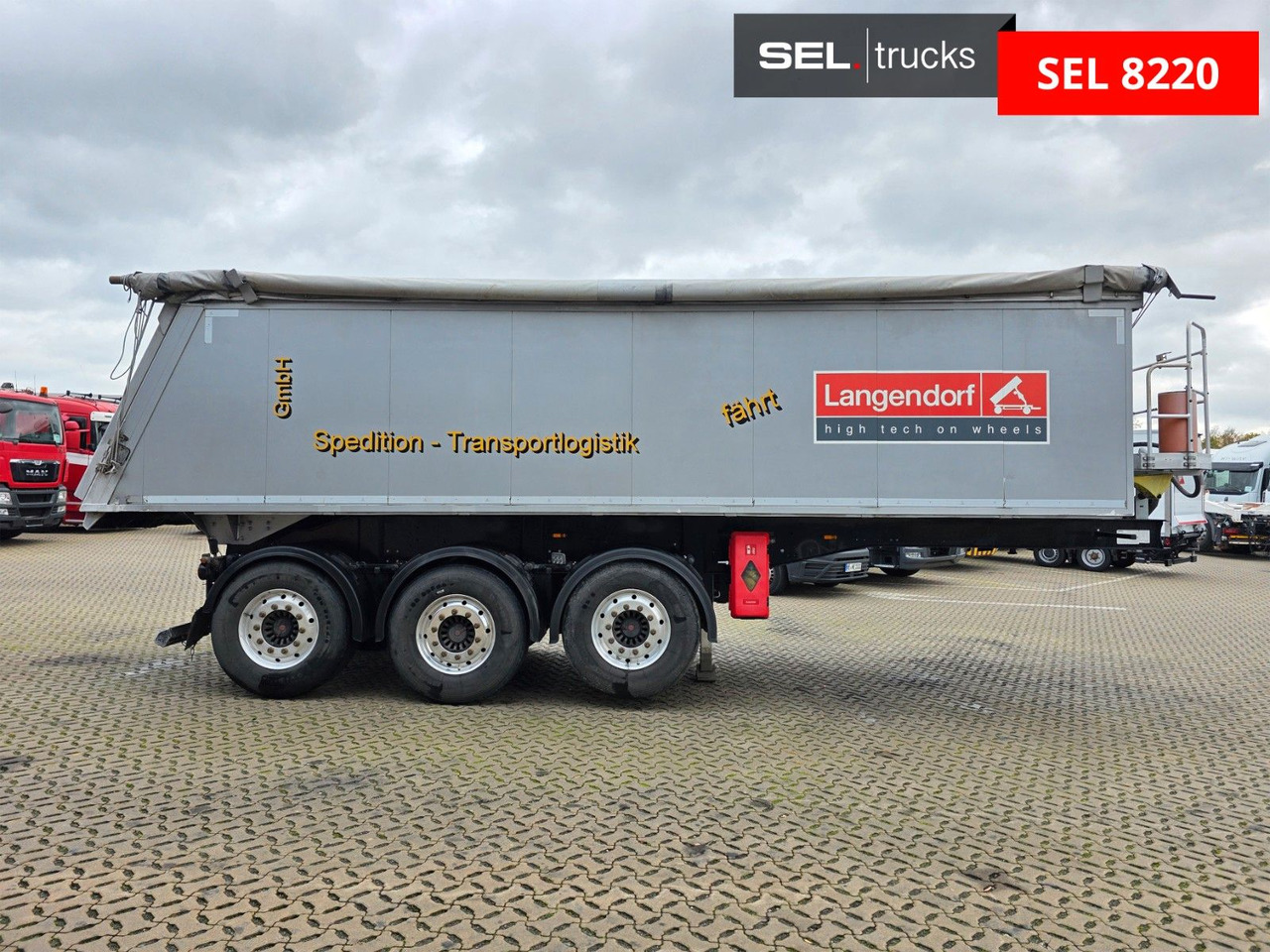 Langendorf SKA 24/30 / Liftachse - Semi-remorque benne: photos 4 Langendorf SKA 24/30 / Liftachse - Semi-remorque benne: photos 4