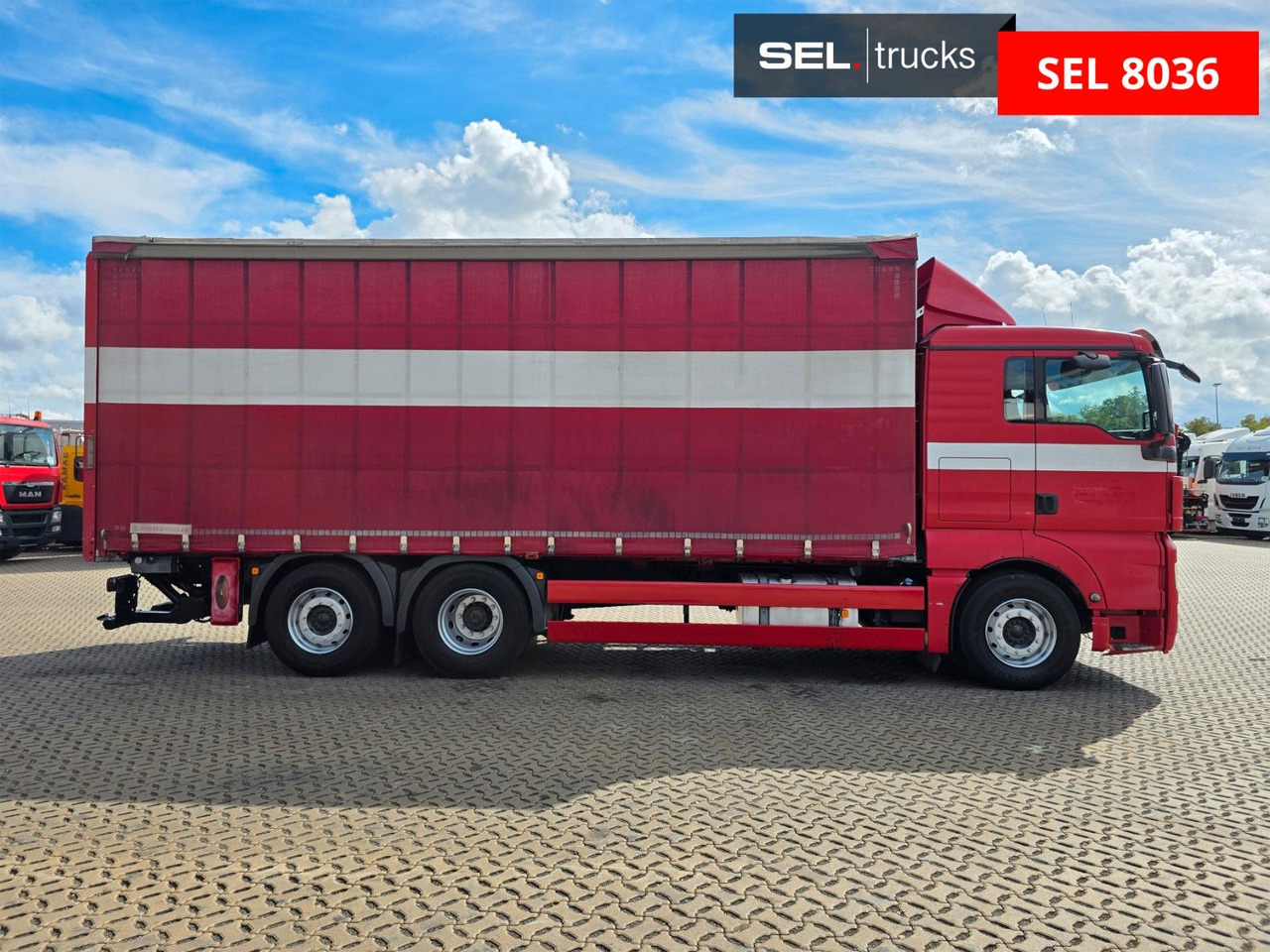 MAN TGX 26.360 6X2-2 LL / Intarder / Ldbw /Lenkachse - Camion à rideaux coulissants: photos 4 MAN TGX 26.360 6X2-2 LL / Intarder / Ldbw /Lenkachse - Camion à rideaux coulissants: photos 4