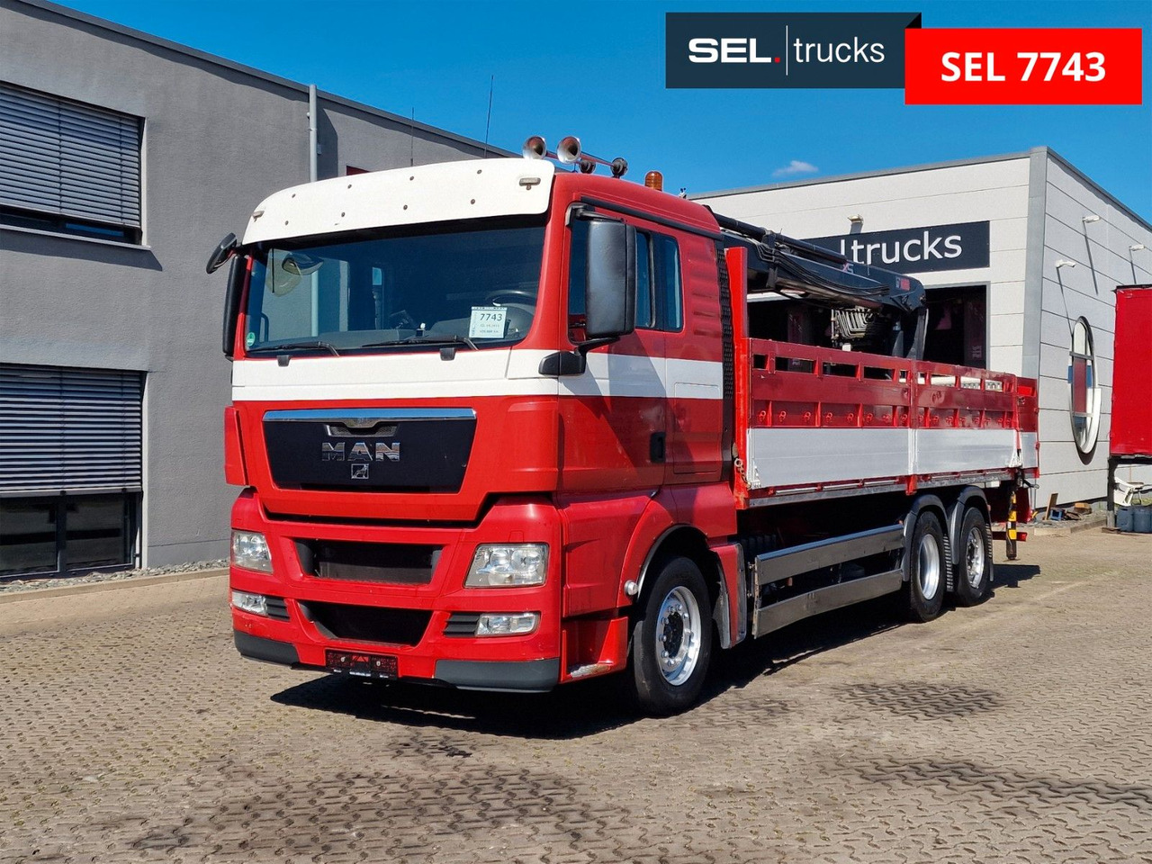 MAN TGX 26.400 6x2-2 BL / Intarder / HIAB /Lenkachse - Camion grue: photos 1 MAN TGX 26.400 6x2-2 BL / Intarder / HIAB /Lenkachse - Camion grue: photos 1
