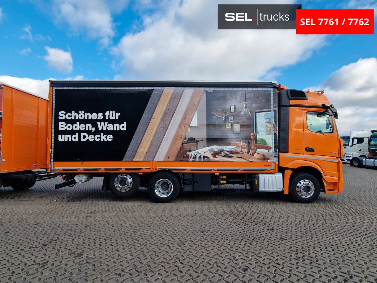 Camion à rideaux coulissants Mercedes-Benz Actros 2548 / Retarder / Euro 6E / Aluklappen: photos 10