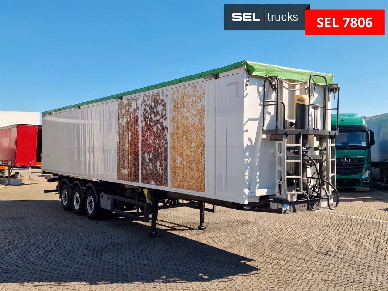 Reisch RHKS-3-AG13 / Alu-Felgen / Liftachse / 80m³ - Semi-remorque benne: photos 3 Reisch RHKS-3-AG13 / Alu-Felgen / Liftachse / 80m³ - Semi-remorque benne: photos 3