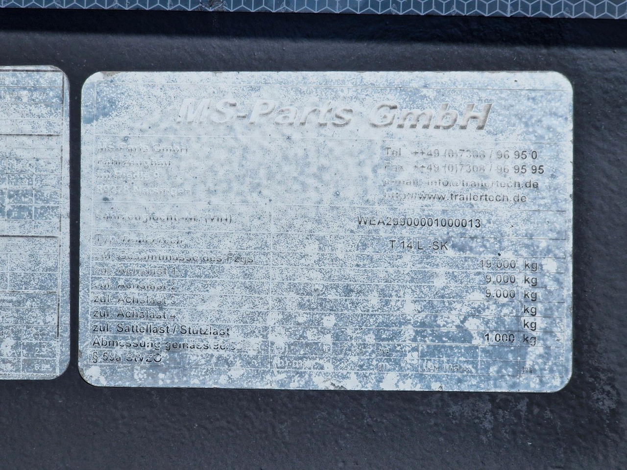 Remorque Trailer Tech T 14 L-SK / Silosteller: photos 27