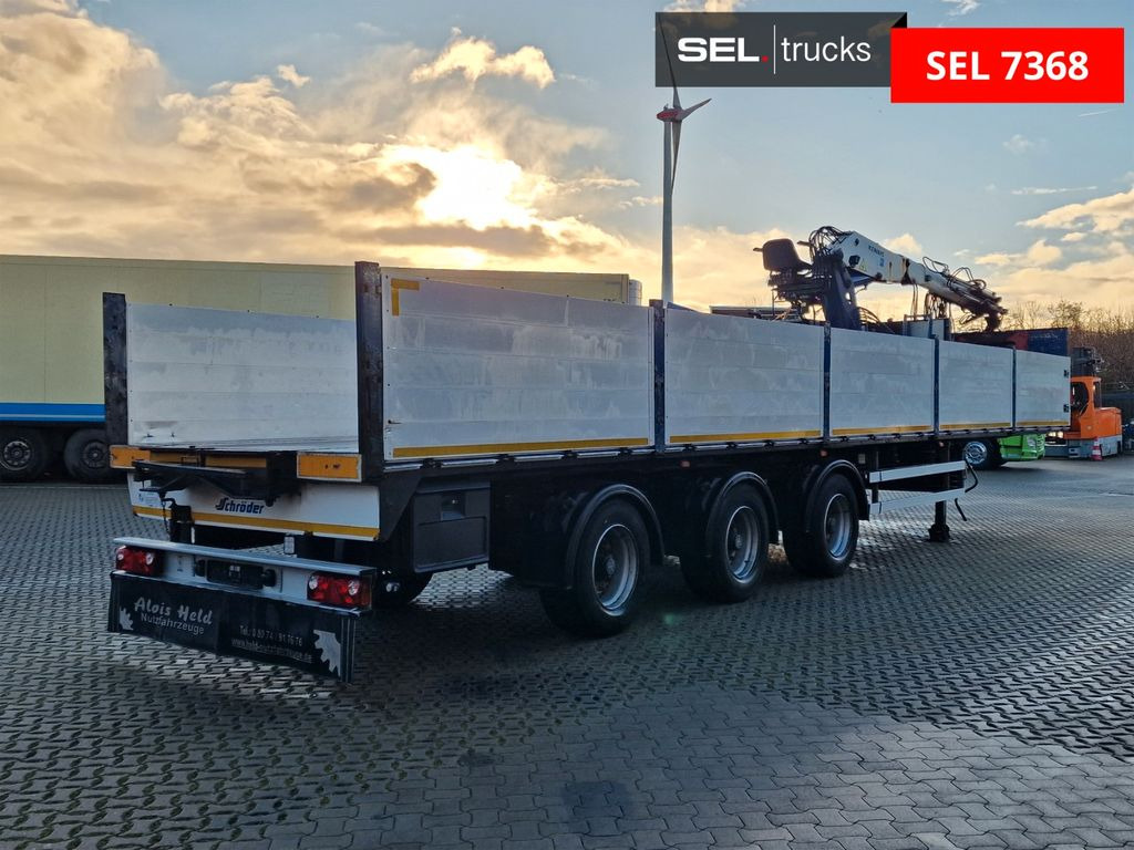 Schröder S11/24-P2-13,55 / Kran / Lenkachse Schröder S11/24-P2-13,55 / Kran / Lenkachse - Semi-remorque plateau: photos 5 Schröder S11/24-P2-13,55 / Kran / Lenkachse Schröder S11/24-P2-13,55 / Kran / Lenkachse - Semi-remorque plateau: photos 5