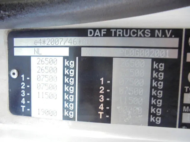 Benne à ordures ménagères DAF CF 250: photos 16