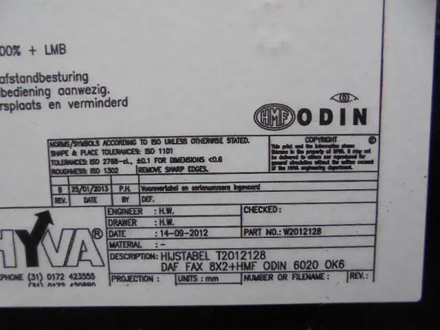 Camion grue DAF FAD 85-460 8X4 NL TRUCK: photos 18