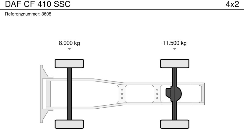 Tracteur routier DAF CF 410 SSC: photos 19