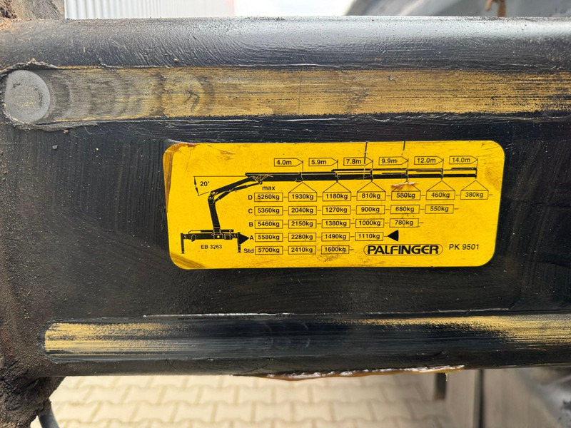 Camion benne, Camion grue MAN 18.284 + Palfinger PK 9501: photos 15