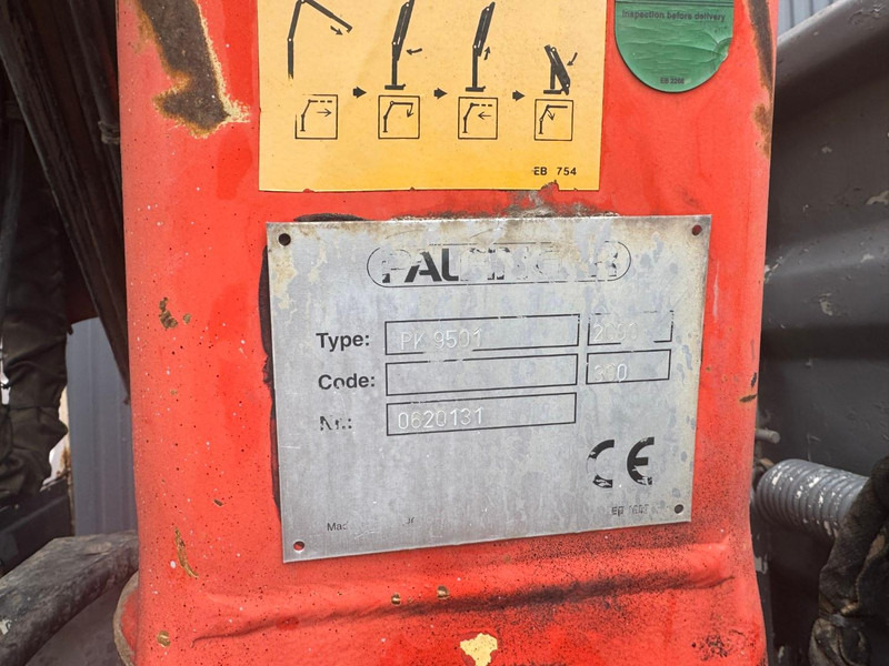 Camion benne, Camion grue MAN 18.284 + Palfinger PK 9501: photos 11