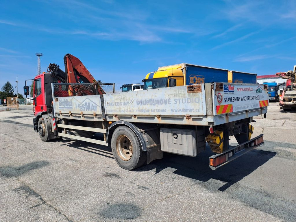 Camion plateau, Camion grue Iveco EuroCargo ML 180E21 Kran PKK12500: photos 7