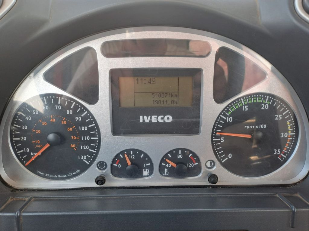 Camion plateau, Camion grue Iveco EuroCargo ML 180E21 Kran PKK12500: photos 9
