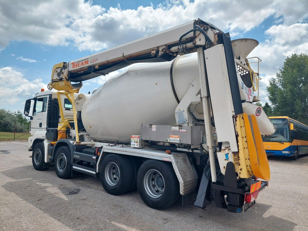 MAN TGS 32.420 BB Stetter AM 8 FHCBL + Theam T3D16 - Camion malaxeur: photos 3 MAN TGS 32.420 BB Stetter AM 8 FHCBL + Theam T3D16 - Camion malaxeur: photos 3