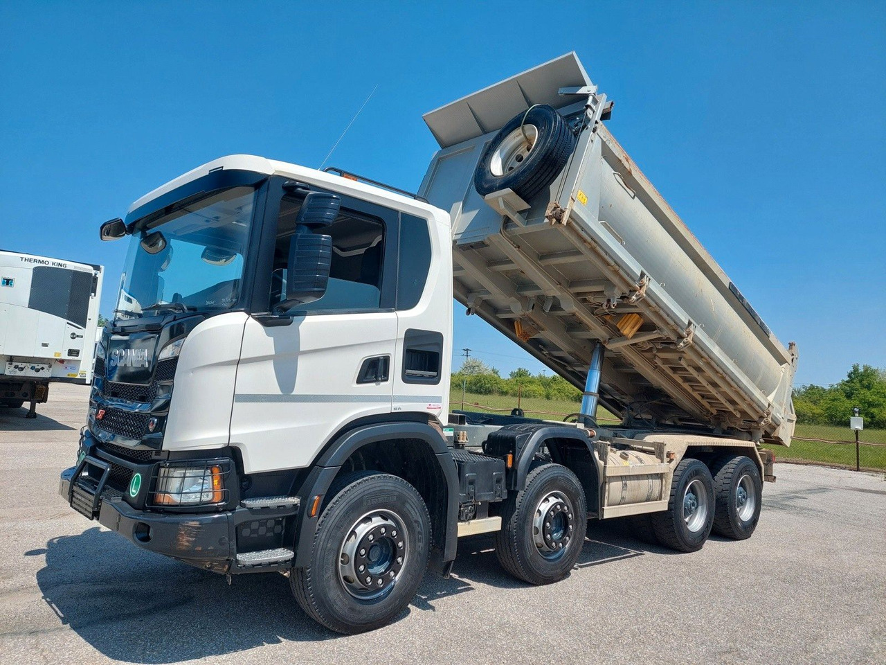 Scania G 450 B8X4HZ 8x4 Bordmatik - Camion benne: photos 1 Scania G 450 B8X4HZ 8x4 Bordmatik - Camion benne: photos 1