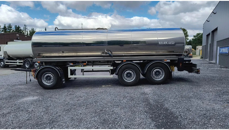 Remorque citerne pour transport de lait MAISONNEUVE 17500 L INSULATED INOX TANK - 1 COMP: photos 8
