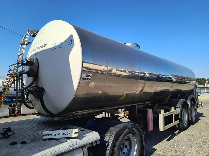 MAISONNEUVE INSULATED INOX TANK 25000 L - 1 COMP - PUMP - Semi-remorque citerne: photos 1 MAISONNEUVE INSULATED INOX TANK 25000 L - 1 COMP - PUMP - Semi-remorque citerne: photos 1