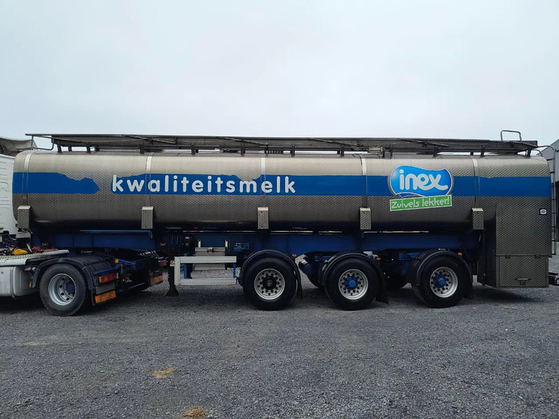 Mafa INSULATED INOX TANK 29000L 3 COMP - PUMP/COUNTER - 2 STEERING AXLES - Semi-remorque citerne: photos 2 Mafa INSULATED INOX TANK 29000L 3 COMP - PUMP/COUNTER - 2 STEERING AXLES - Semi-remorque citerne: photos 2