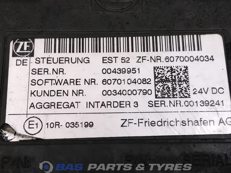 DAF Regeleenheid intarder DAF 1957045 - Câble/ Fil pour Camion: photos 3 DAF Regeleenheid intarder DAF 1957045 - Câble/ Fil pour Camion: photos 3