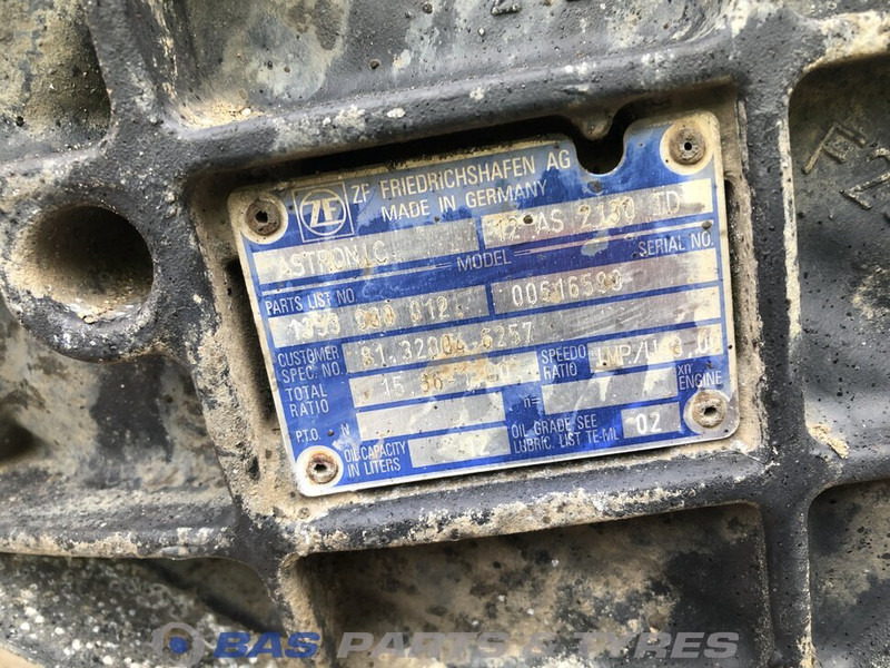MAN TGS MAN 12AS2130 TD AS Tronic Versnellingsbak 81320046396 - Boîte de vitesse pour Camion: photos 5 MAN TGS MAN 12AS2130 TD AS Tronic Versnellingsbak 81320046396 - Boîte de vitesse pour Camion: photos 5