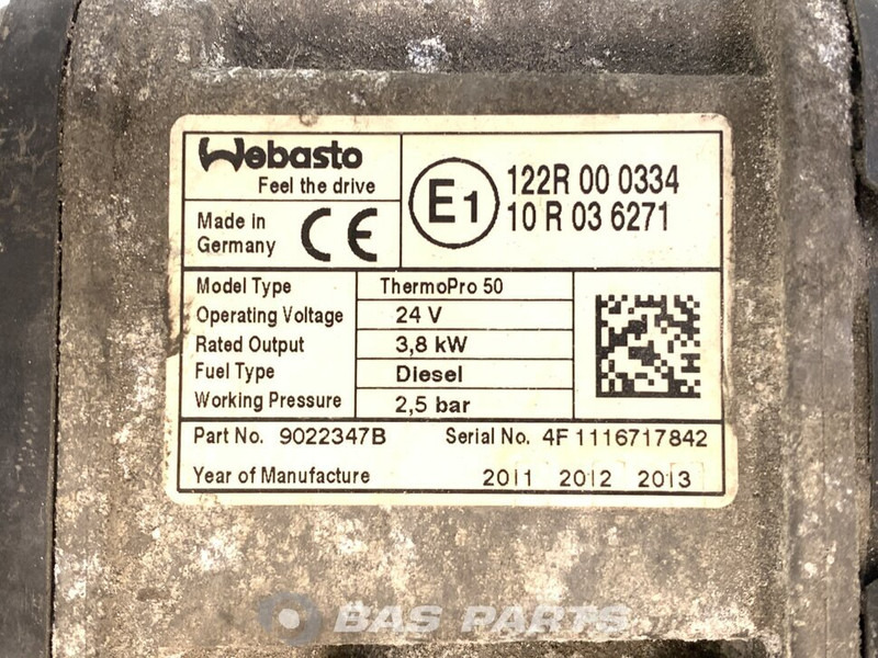 Webasto TP50 Standkachel A 001 830 31 20 - Chauffage/ Ventilation pour Camion: photos 5 Webasto TP50 Standkachel A 001 830 31 20 - Chauffage/ Ventilation pour Camion: photos 5