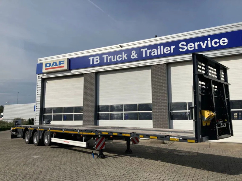 Kässbohrer SPA M3 / 1N - 18 / 27 Heavy Duty uitschuifbare vlakke mega trailer met liftas, rongen en oprijplaten - Semi-remorque fourgon: photos 3 Kässbohrer SPA M3 / 1N - 18 / 27 Heavy Duty uitschuifbare vlakke mega trailer met liftas, rongen en oprijplaten - Semi-remorque fourgon: photos 3