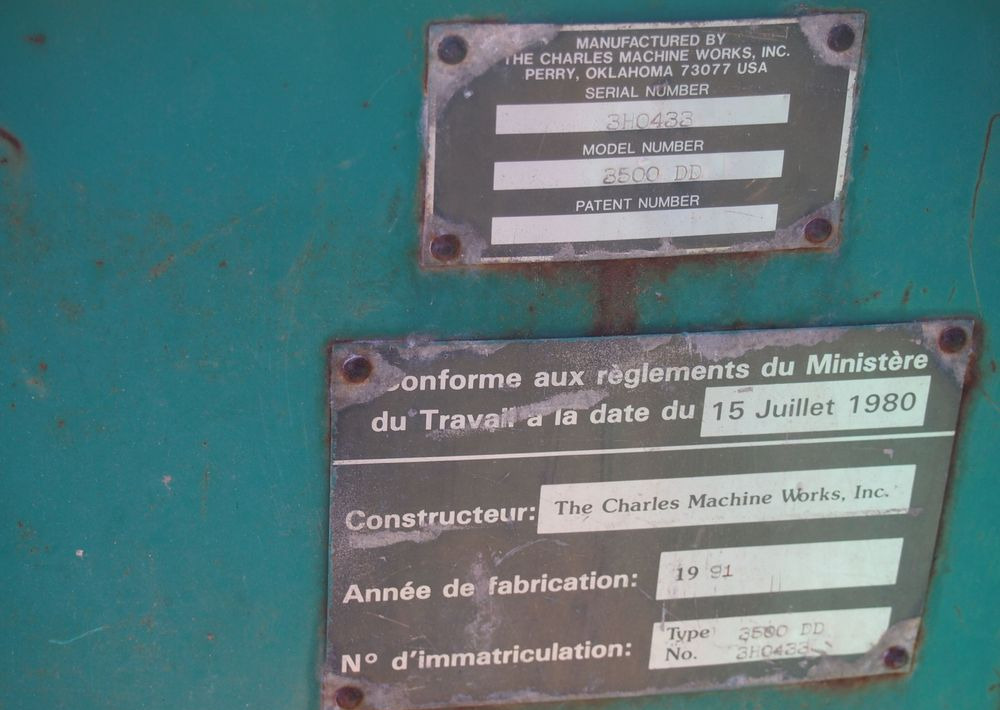 Ciągnik DITCH WITCH 3500DD 1991 DITCH WITCH 3500 DD - Trancheuse: photos 5 Ciągnik DITCH WITCH 3500DD 1991 DITCH WITCH 3500 DD - Trancheuse: photos 5