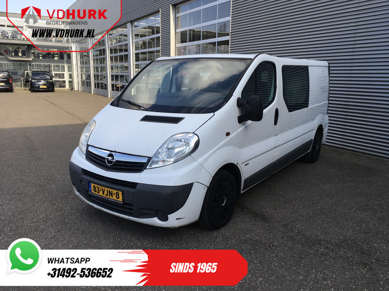 Fourgonnette, Utilitaire double cabine Opel Vivaro 2.0 CDTI 115pk L2 DC Dubbel Cabine EXPORT ONLY APK 01-2026/ 6 Pers./ Airco/ Trekhaak: photos 7