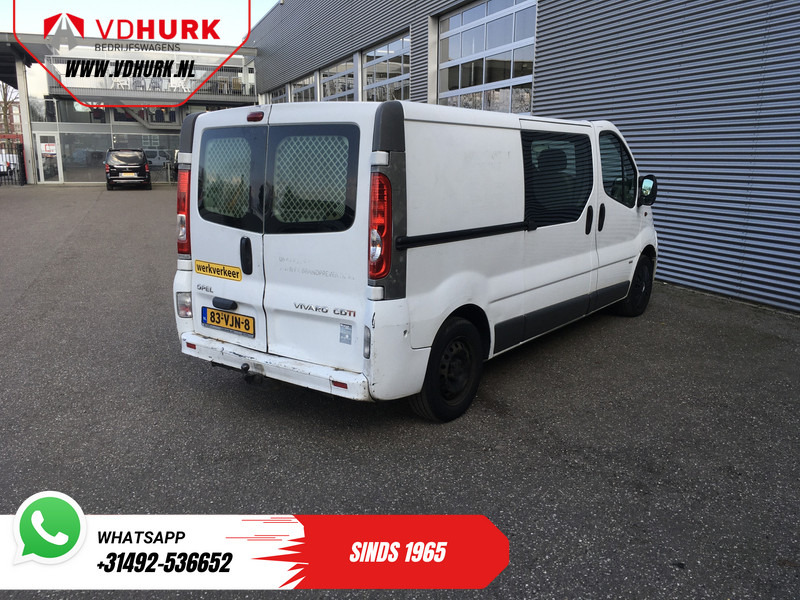 Fourgonnette, Utilitaire double cabine Opel Vivaro 2.0 CDTI 115pk L2 DC Dubbel Cabine EXPORT ONLY APK 01-2026/ 6 Pers./ Airco/ Trekhaak: photos 8