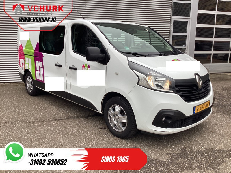Renault Trafic 1.6 dCi 120 pk L2 DC Dubbel Cabine EXPORT APK 5-2026/ NL Auto/ LMV/ Airco/ Cruise/ Trekhaak/ PDC - Fourgonnette, Utilitaire double cabine: photos 1 Renault Trafic 1.6 dCi 120 pk L2 DC Dubbel Cabine EXPORT APK 5-2026/ NL Auto/ LMV/ Airco/ Cruise/ Trekhaak/ PDC - Fourgonnette, Utilitaire double cabine: photos 1