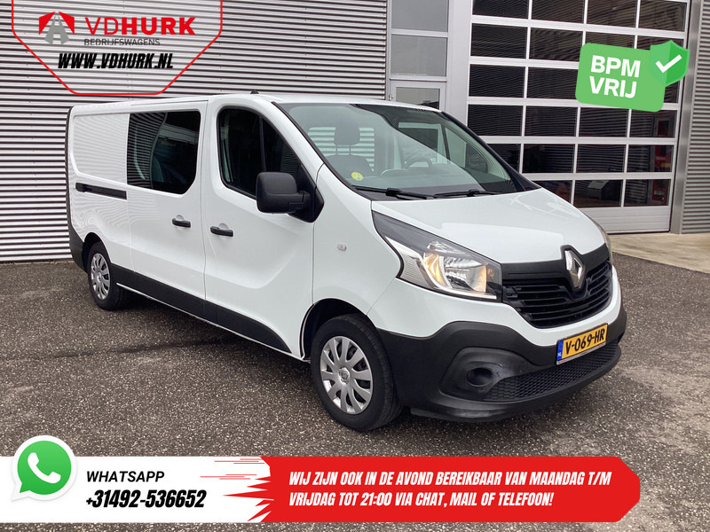 Renault Trafic 1.6 dCi 125 pk L2 DC Dubbel Cabine BPM VRIJ NL Auto/ Camera/ Cruise/ Navi/ Airco/ Trekhaak - Fourgonnette, Utilitaire double cabine: photos 1 Renault Trafic 1.6 dCi 125 pk L2 DC Dubbel Cabine BPM VRIJ NL Auto/ Camera/ Cruise/ Navi/ Airco/ Trekhaak - Fourgonnette, Utilitaire double cabine: photos 1