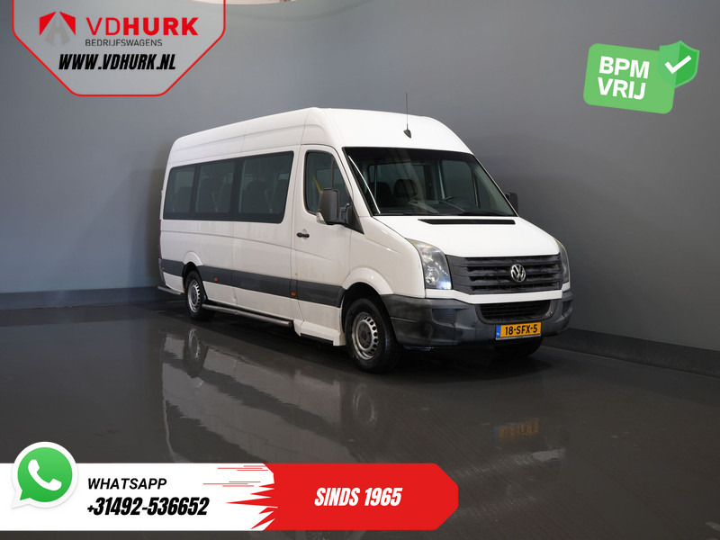 Volkswagen Crafter 35 2.0 TDI L3H2 EXPORT ONLY! €9.559 incl BTW/BPM Rolstoellift/ 9 Pers/ 9P/ Sidebars/ Rearbar/ Airco - Minibus, Transport de personnes: photos 1 Volkswagen Crafter 35 2.0 TDI L3H2 EXPORT ONLY! €9.559 incl BTW/BPM Rolstoellift/ 9 Pers/ 9P/ Sidebars/ Rearbar/ Airco - Minibus, Transport de personnes: photos 1