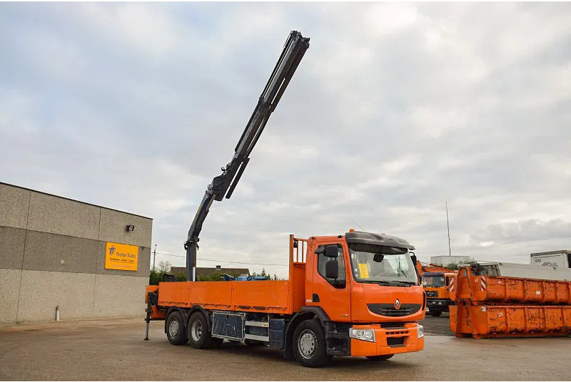 Camion plateau, Camion grue Renault Premium 410: photos 8