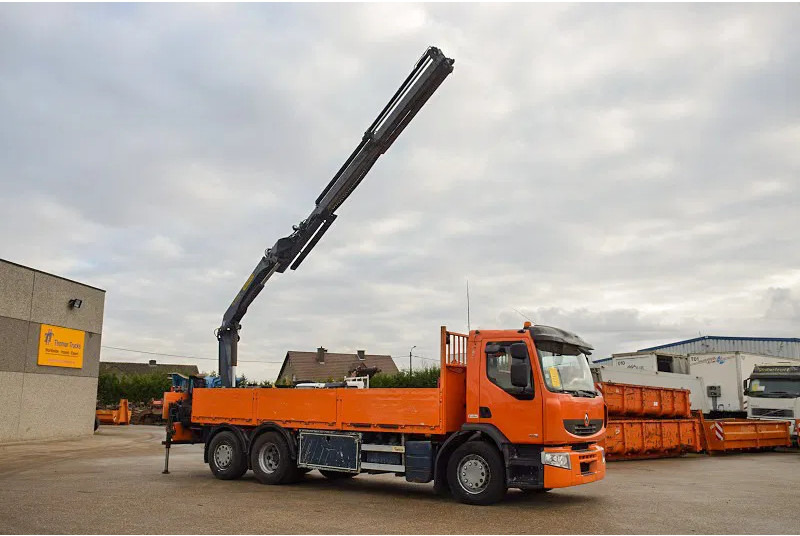 Camion plateau, Camion grue Renault Premium 410: photos 7