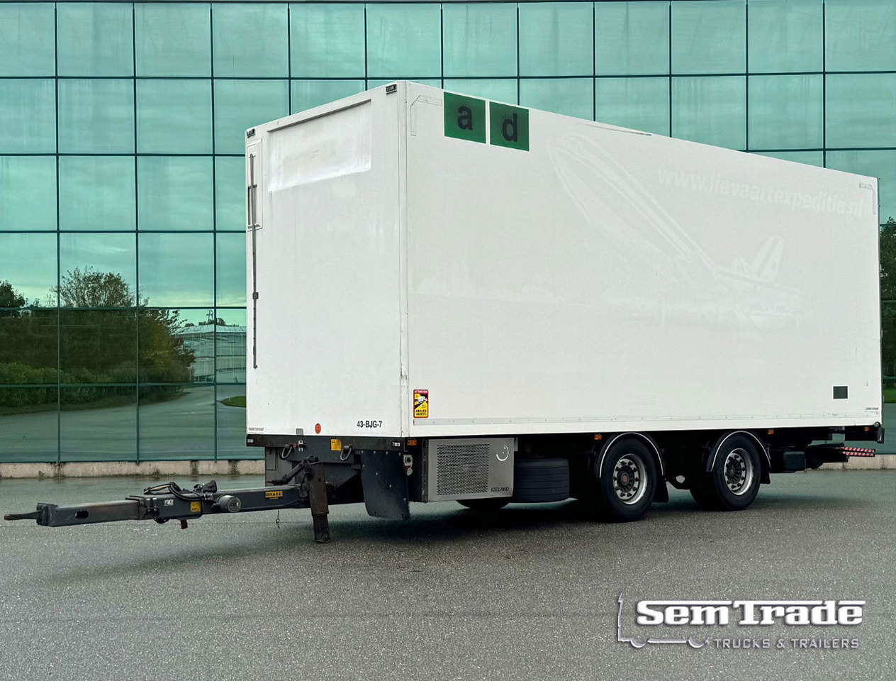 DRACO MZS 218 Wipkar 750 x 250 x 290 CM Inside Tail Lift 2021 TRS Iceland TOP Condition NL Trailertrailer - Remorque frigorifique: photos 1 DRACO MZS 218 Wipkar 750 x 250 x 290 CM Inside Tail Lift 2021 TRS Iceland TOP Condition NL Trailertrailer - Remorque frigorifique: photos 1
