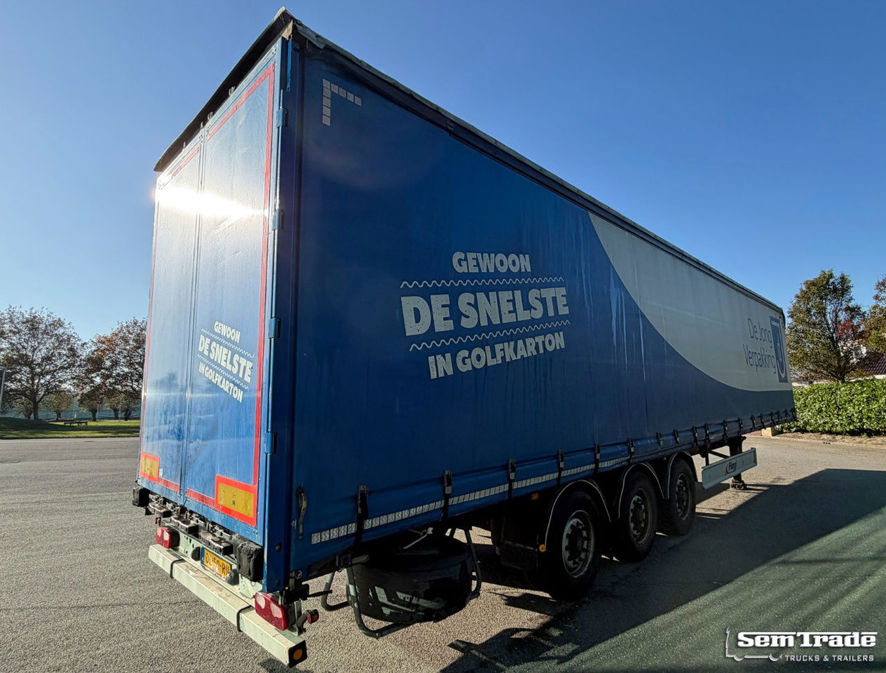 Fliegl SDS 350 Lift Axle Disc Brakes Sliding Sides + Roof TOP Condition - Semi-remorque rideaux coulissants: photos 5 Fliegl SDS 350 Lift Axle Disc Brakes Sliding Sides + Roof TOP Condition - Semi-remorque rideaux coulissants: photos 5