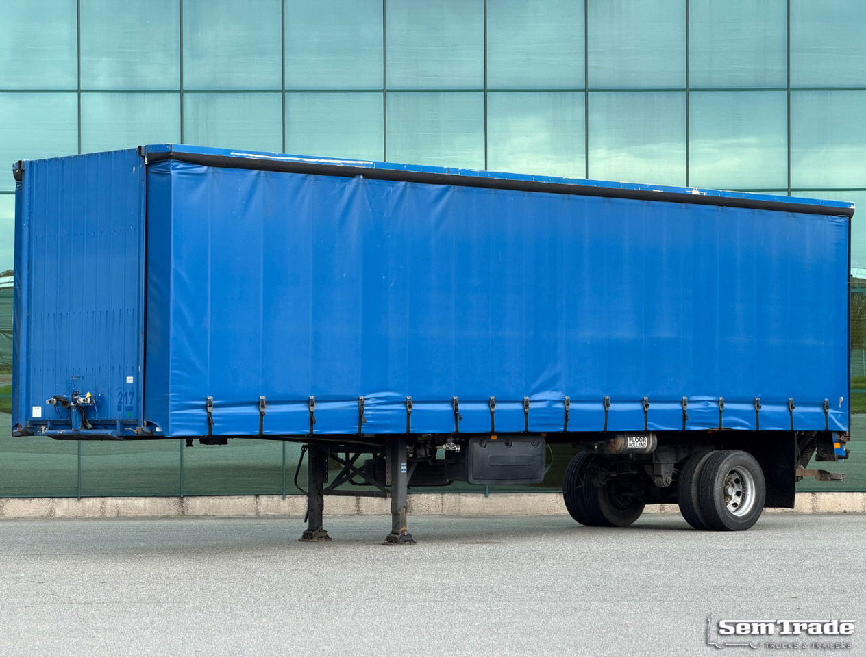 Floor FL0-12-102 City Trailer Tail Lift Good Condition Holland-Trailer - Semi-remorque rideaux coulissants: photos 1 Floor FL0-12-102 City Trailer Tail Lift Good Condition Holland-Trailer - Semi-remorque rideaux coulissants: photos 1