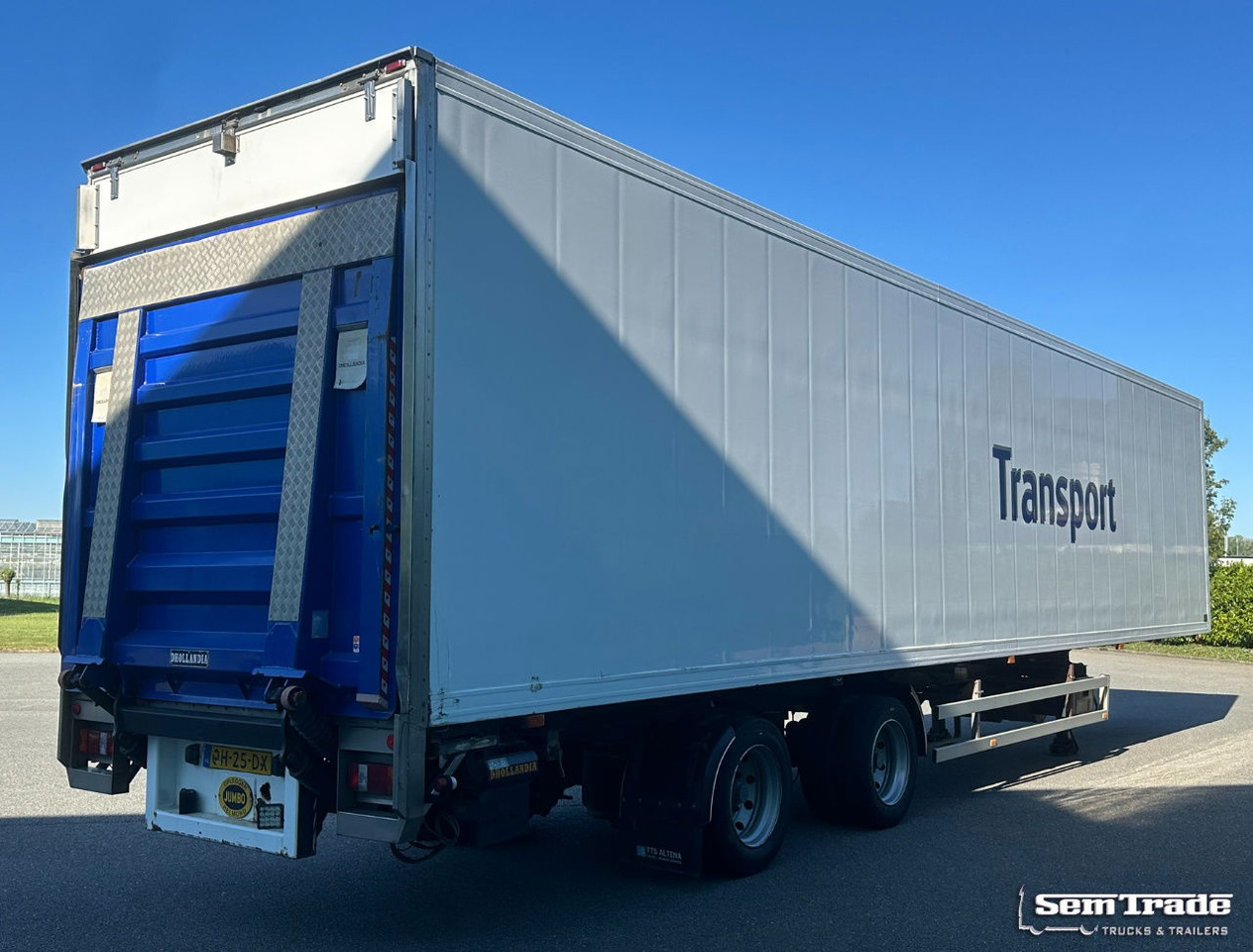 Jumbo 2 Alxe SOR Isolated BOX Tail Lift Steering Axle Holland-Trailer - Semi-remorque fourgon: photos 5 Jumbo 2 Alxe SOR Isolated BOX Tail Lift Steering Axle Holland-Trailer - Semi-remorque fourgon: photos 5