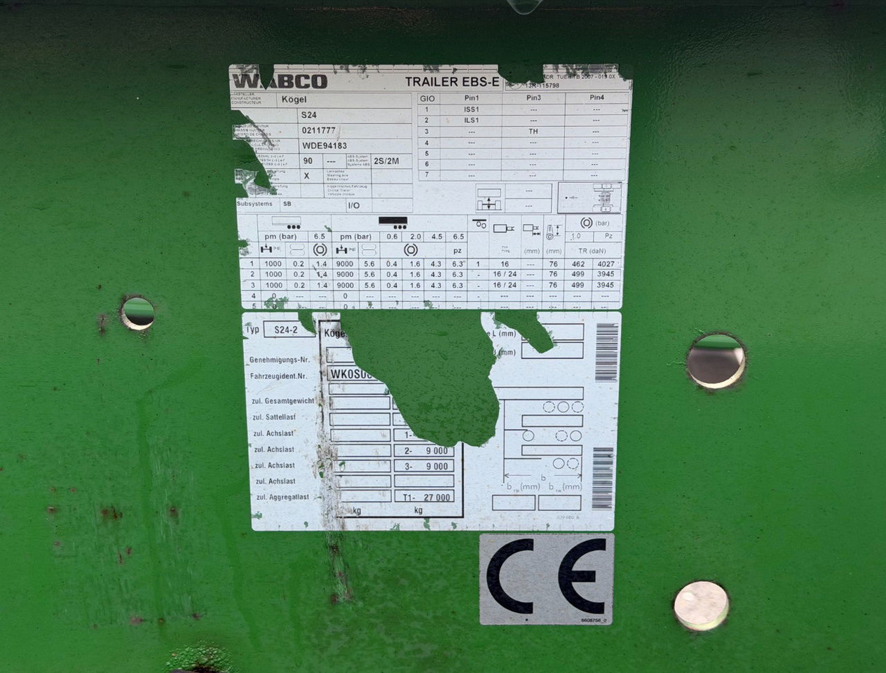 Semi-remorque porte-conteneur/ Caisse mobile Kögel S24-2 Back Slider Lift Axle Disc Brakes 3 Pieces Available NL-Trailer: photos 21 Semi-remorque porte-conteneur/ Caisse mobile Kögel S24-2 Back Slider Lift Axle Disc Brakes 3 Pieces Available NL-Trailer: photos 21