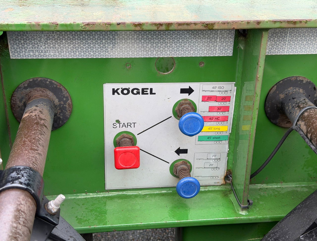 Semi-remorque porte-conteneur/ Caisse mobile Kögel S24-2 Back Slider Lift Axle Disc Brakes 3 Pieces Available NL-Trailer: photos 19 Semi-remorque porte-conteneur/ Caisse mobile Kögel S24-2 Back Slider Lift Axle Disc Brakes 3 Pieces Available NL-Trailer: photos 19