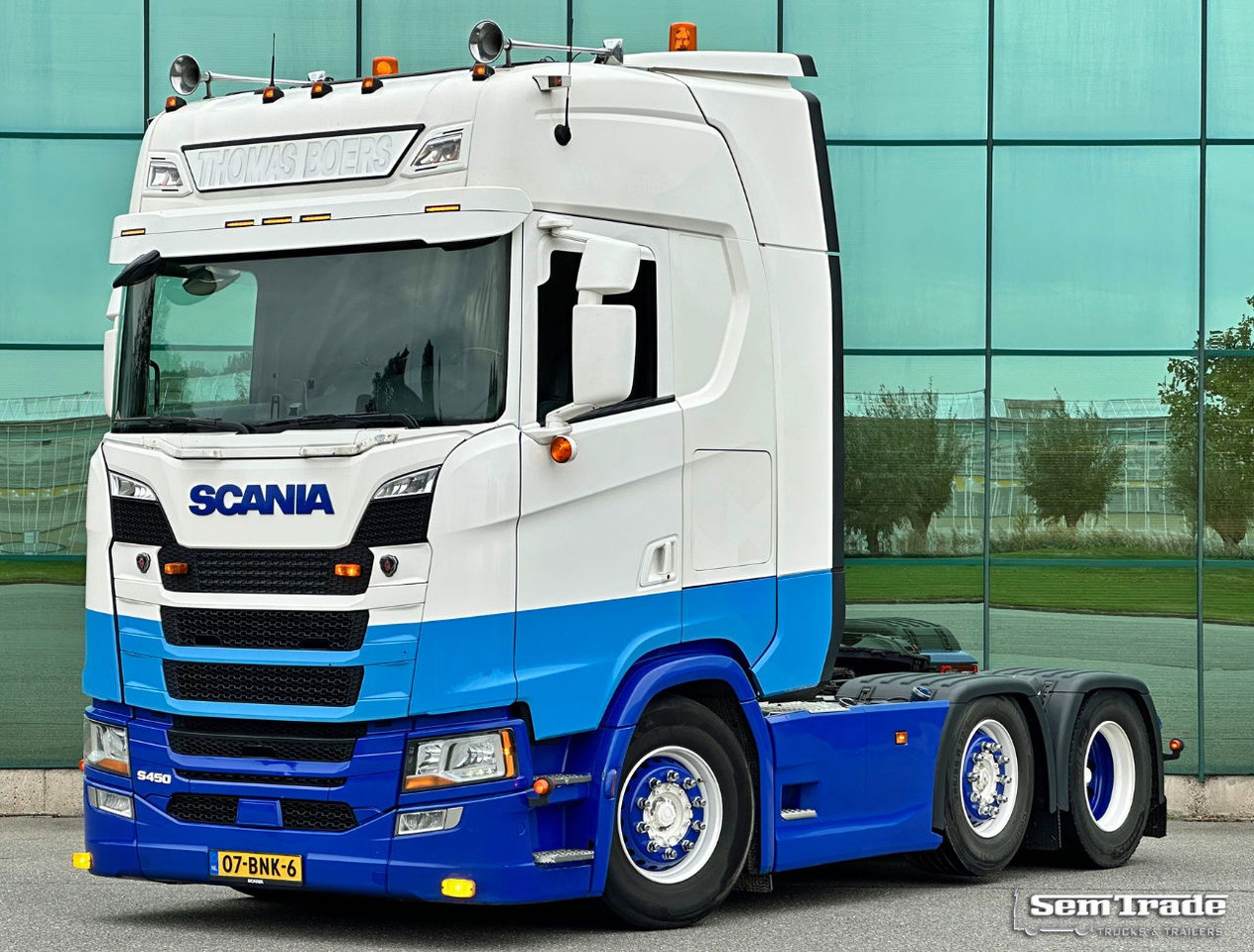 Scania S450 Full AIR Retarder 2X Tanks Only 659.000 KM Super Condition - Tracteur routier: photos 1 Scania S450 Full AIR Retarder 2X Tanks Only 659.000 KM Super Condition - Tracteur routier: photos 1