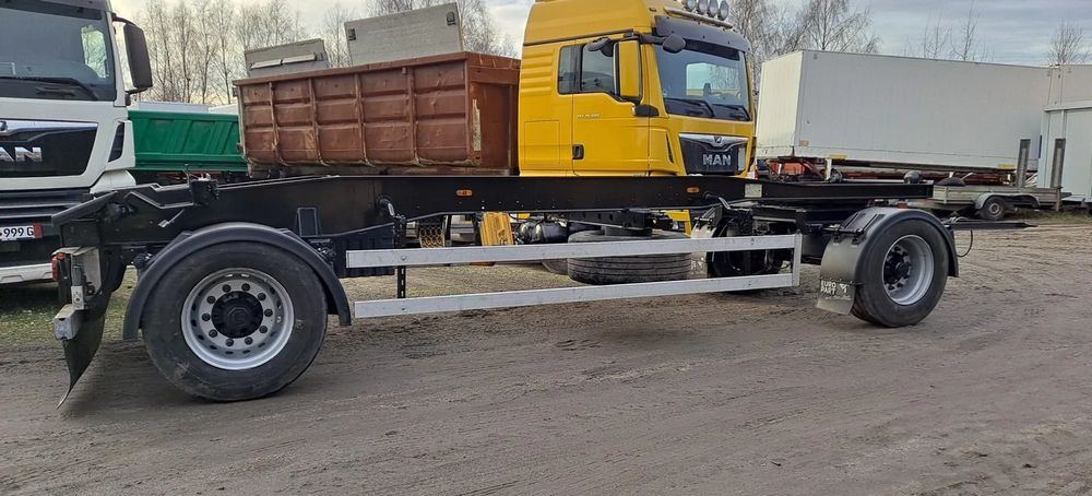 Huffermann Przyczepa na wózku HAR 1870 do hakowca - Remorque ampliroll/ Multibenne: photos 1 Huffermann Przyczepa na wózku HAR 1870 do hakowca - Remorque ampliroll/ Multibenne: photos 1