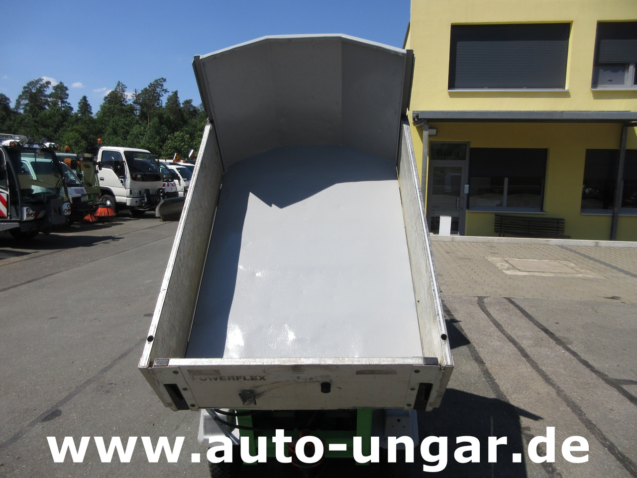 Tracteur communal Egholm Nilfisk 2100 Powerflex 4x4 Kipper AHK Hydraulik Bürste Winterdienst: photos 11