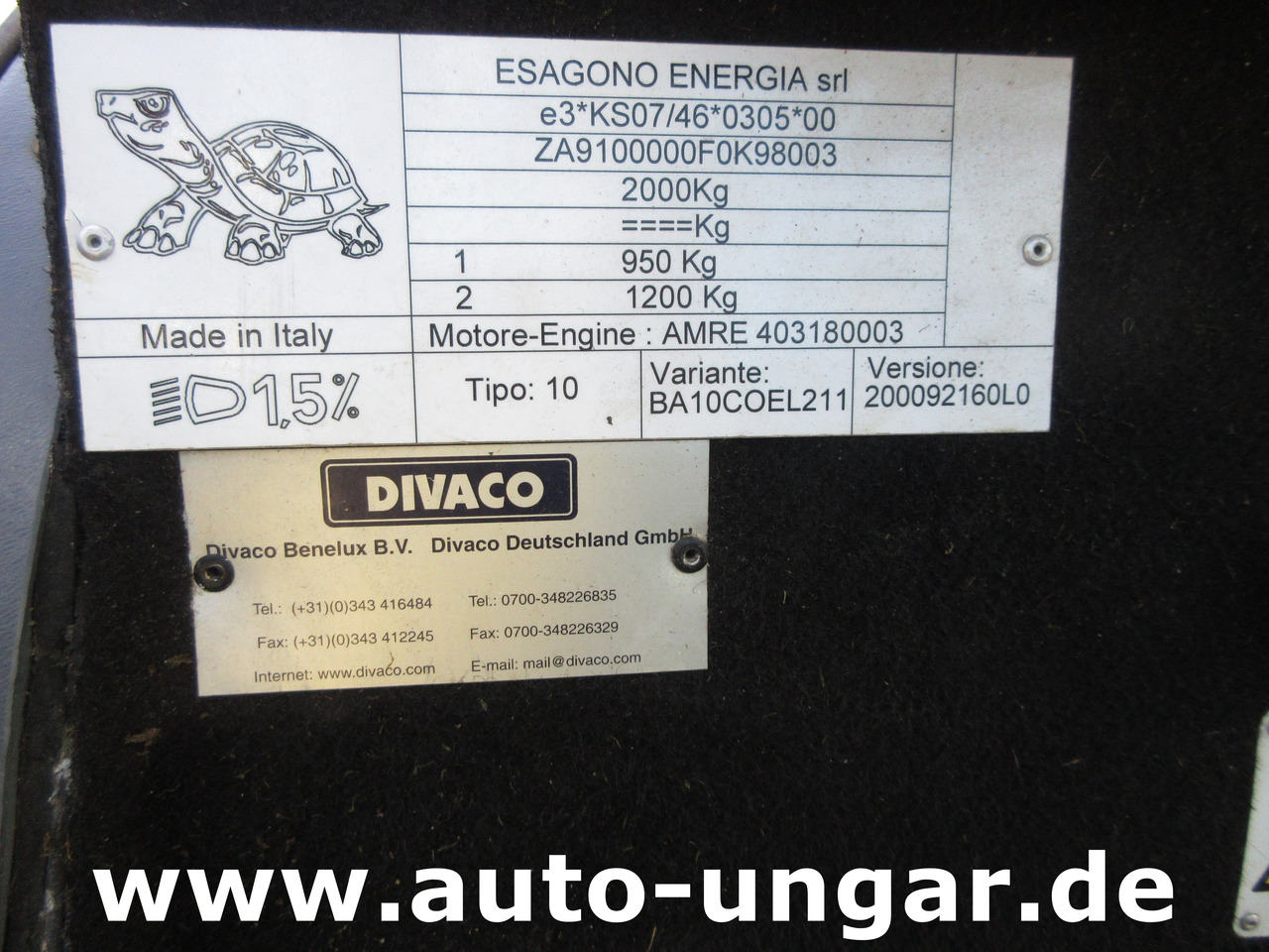 Utilitaire électrique compact Esagono Energia Geco Golia Elektro Transporter Divaco Pritsche Kommunalfahrzeug: photos 14 Utilitaire électrique compact Esagono Energia Geco Golia Elektro Transporter Divaco Pritsche Kommunalfahrzeug: photos 14