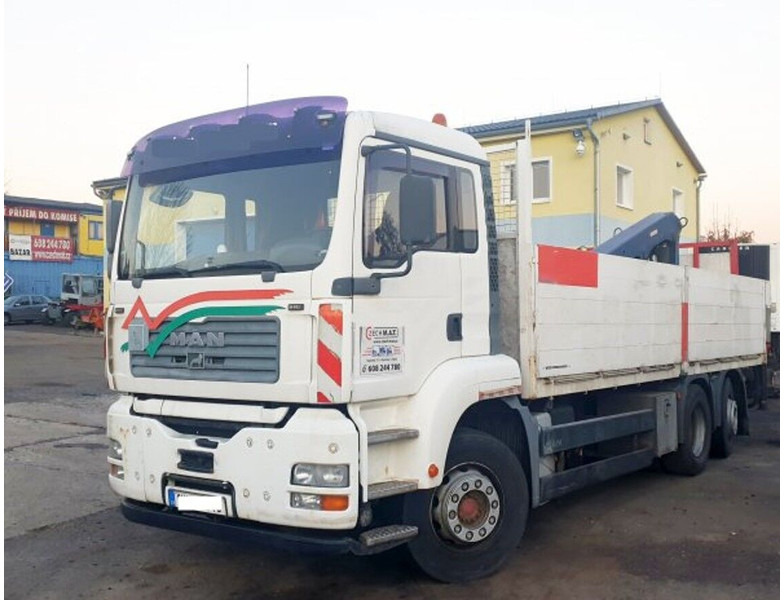 MAN 6x2 EUR4 TGA 26.430 BL crane REMOTE - Camion plateau, Camion grue: photos 2 MAN 6x2 EUR4 TGA 26.430 BL crane REMOTE - Camion plateau, Camion grue: photos 2