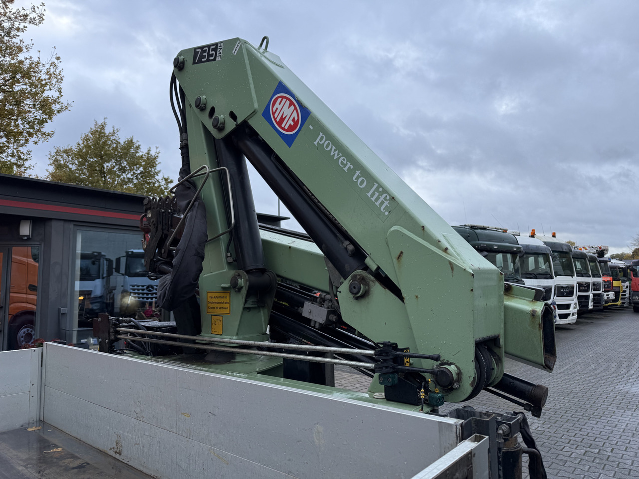 Iveco EuroCargo 80E22 Kran HMF 735 bis 15 Meter - Camion grue, Camion plateau: photos 4 Iveco EuroCargo 80E22 Kran HMF 735 bis 15 Meter - Camion grue, Camion plateau: photos 4