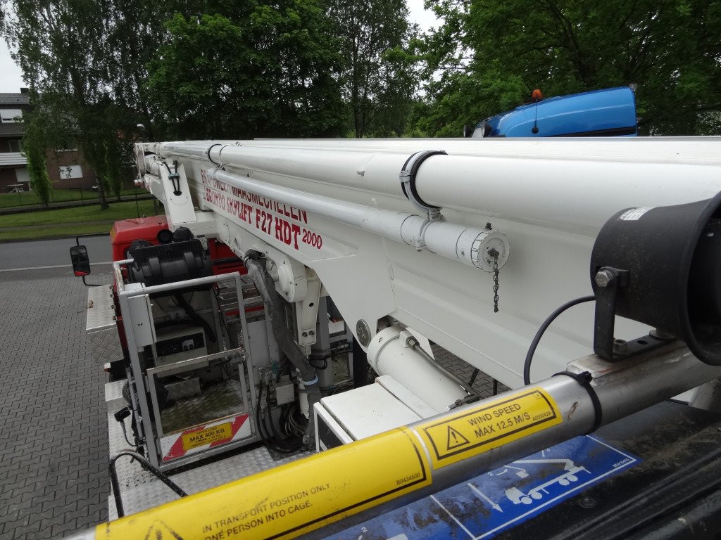 Camion avec nacelle MAN L2000 18.284 Feuerwehr Bronto Skylift 27 Meter: photos 13