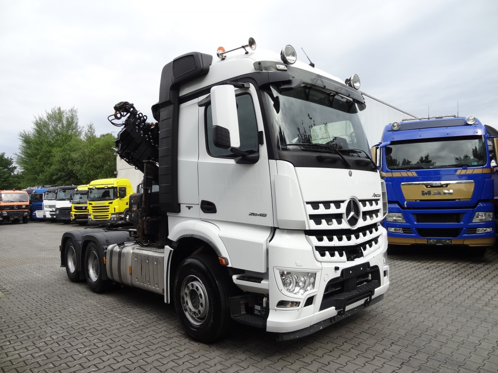 Camion grue, Tracteur routier Mercedes-Benz Arocs 2648 LS 6X4 Kran Hiab X-HiPro 302: photos 12
