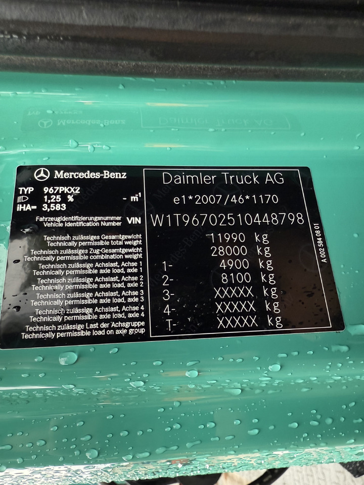 Mercedes-Benz Atego 1227 Kran MKG 96 - Camion plateau, Camion grue: photos 5 Mercedes-Benz Atego 1227 Kran MKG 96 - Camion plateau, Camion grue: photos 5