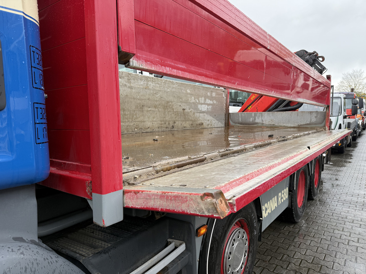 Scania R580 V8 8X4 Kipper Kran Palfinger 22002 - Camion grue, Camion benne: photos 5 Scania R580 V8 8X4 Kipper Kran Palfinger 22002 - Camion grue, Camion benne: photos 5