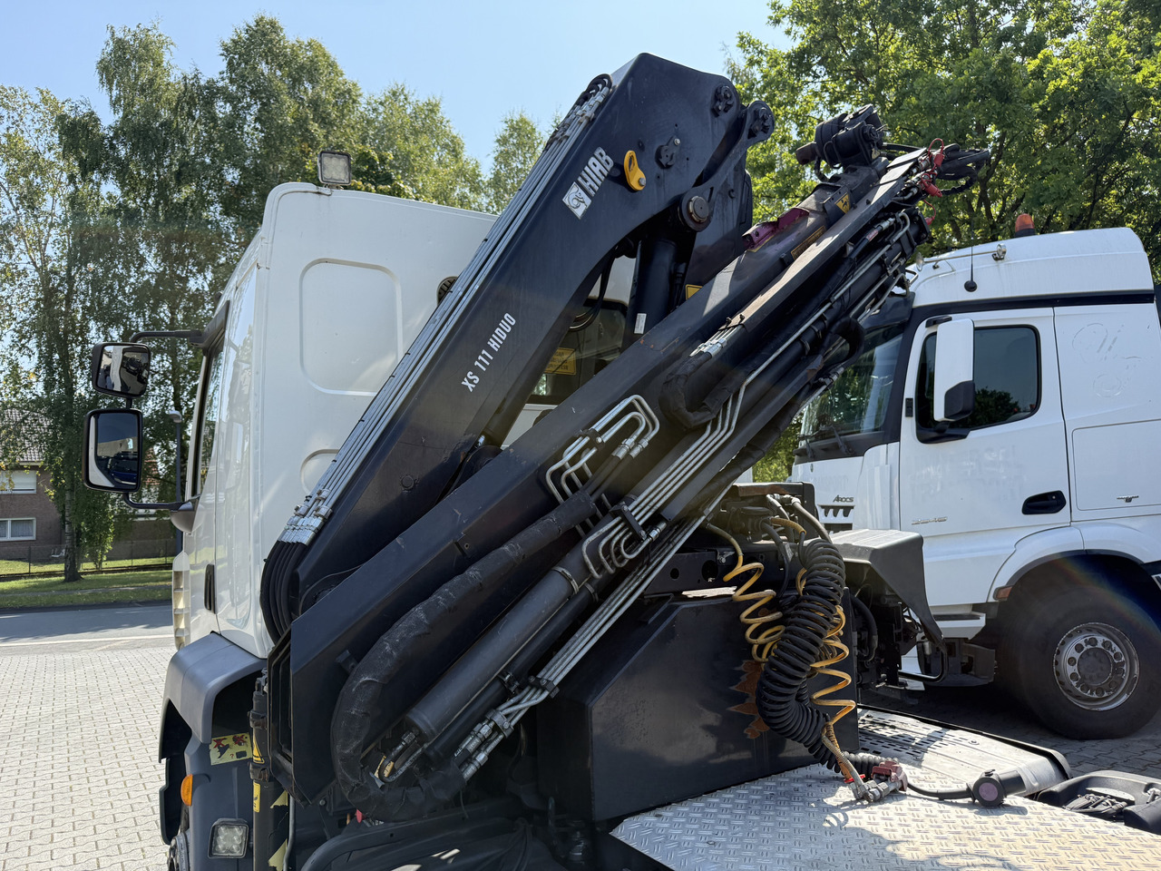 Tracteur routier Daf LF 220.13 Kran Hiab 111 E-3 HiDuo: photos 6