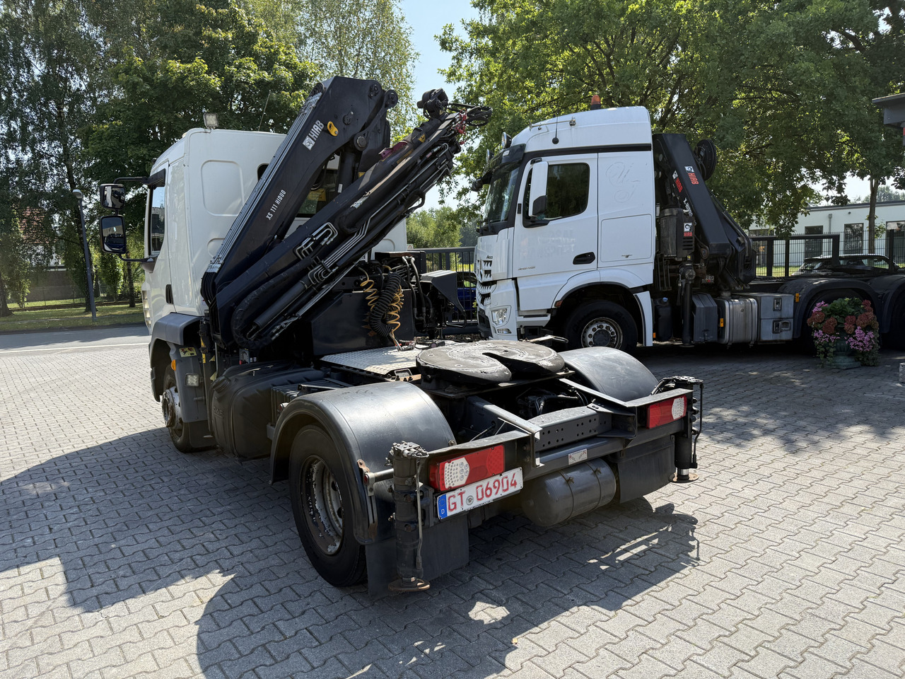 Tracteur routier Daf LF 220.13 Kran Hiab 111 E-3 HiDuo: photos 14