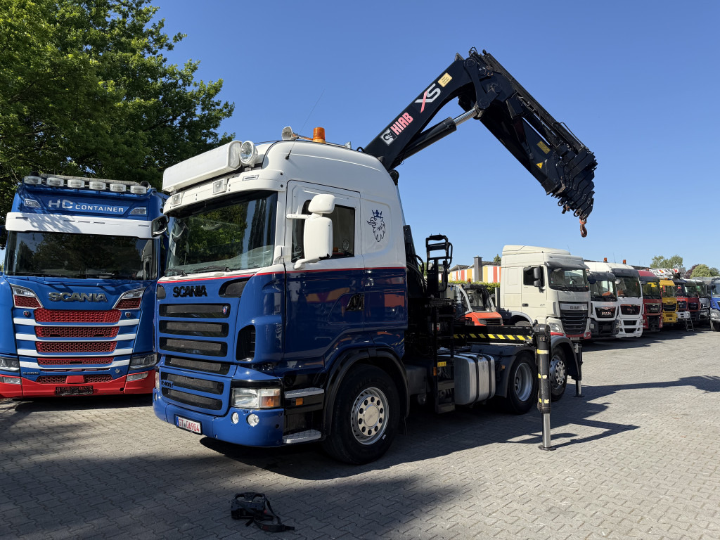 Scania R400 6X2 Kran Hiab 377-8 bis 25 Meter - Tracteur routier: photos 1 Scania R400 6X2 Kran Hiab 377-8 bis 25 Meter - Tracteur routier: photos 1